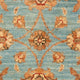 Ziegler Teppich - 66 x 50 cm - blau