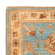 Ziegler Teppich - 66 x 50 cm - blau