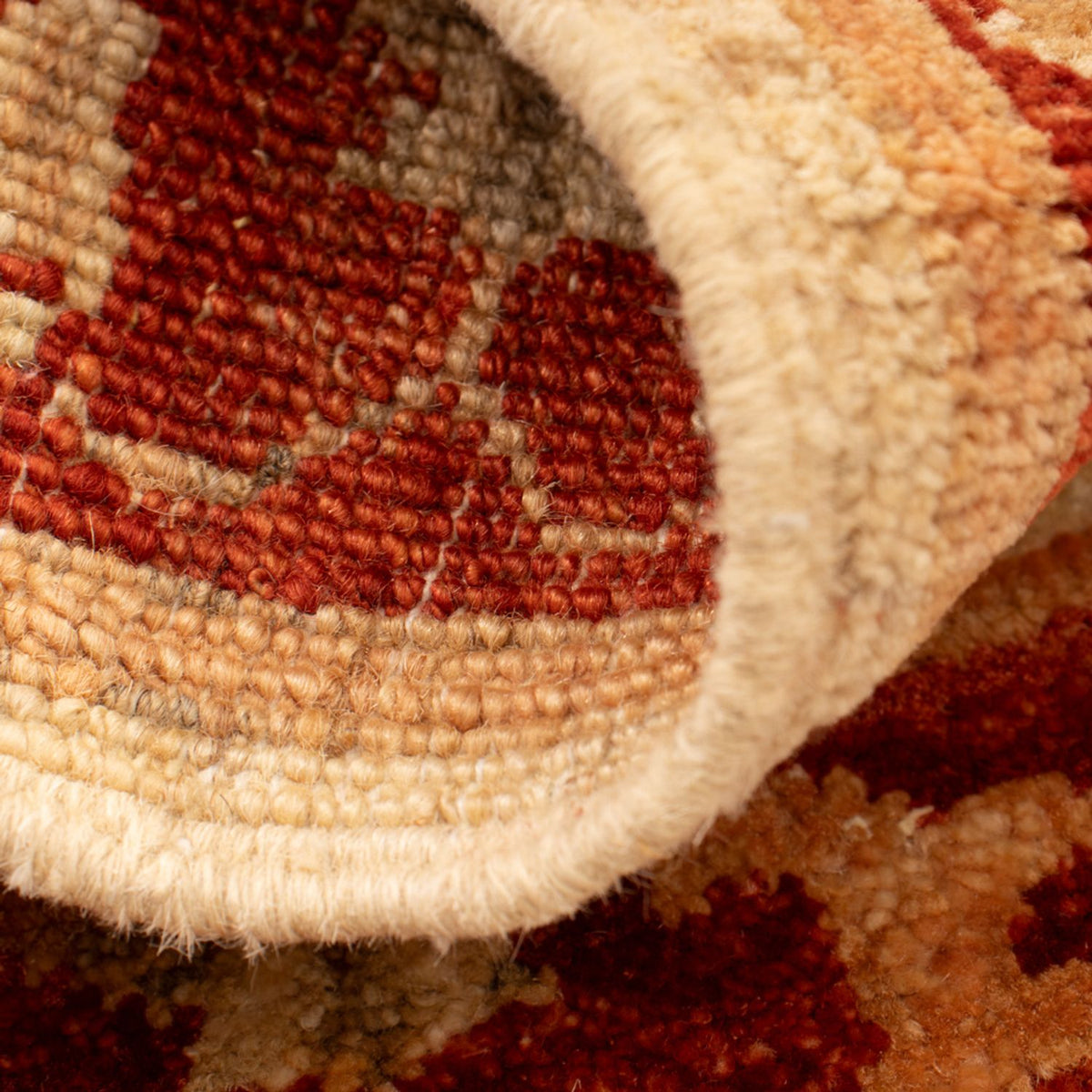 Ziegler Teppich - 62 x 52 cm - beige