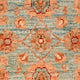 Ziegler Teppich - 70 x 53 cm - hellblau