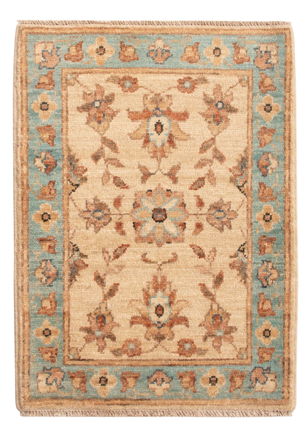 Ziegler Teppich - 70 x 51 cm - beige