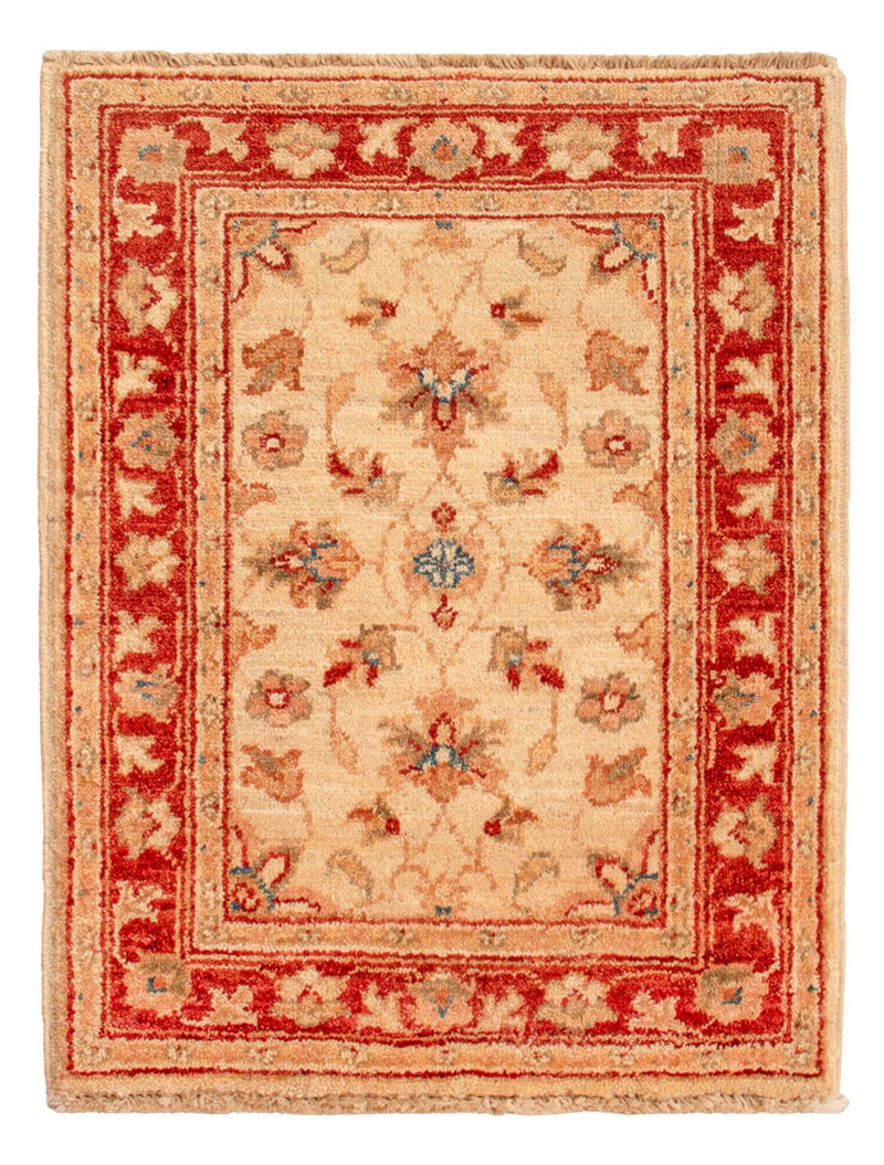 Ziegler Teppich - 70 x 52 cm - beige