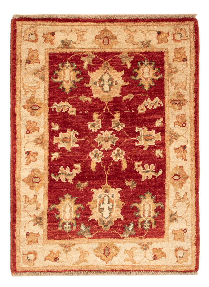 Ziegler Teppich - 69 x 50 cm - bordeauxrot