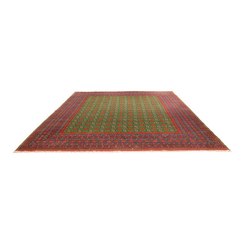 Afghan Teppich - Filpa - 390 x 297 cm - grün