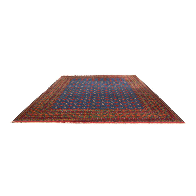 Afghan Teppich - Filpa - 392 x 300 cm - blau