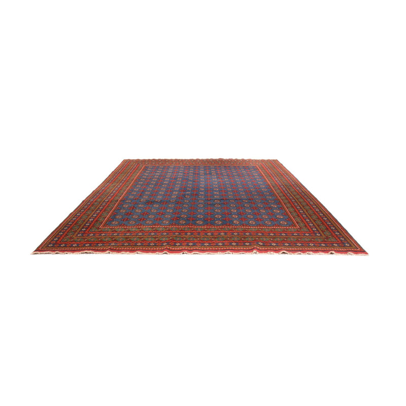 Afghan Teppich - Filpa - 394 x 300 cm - blau