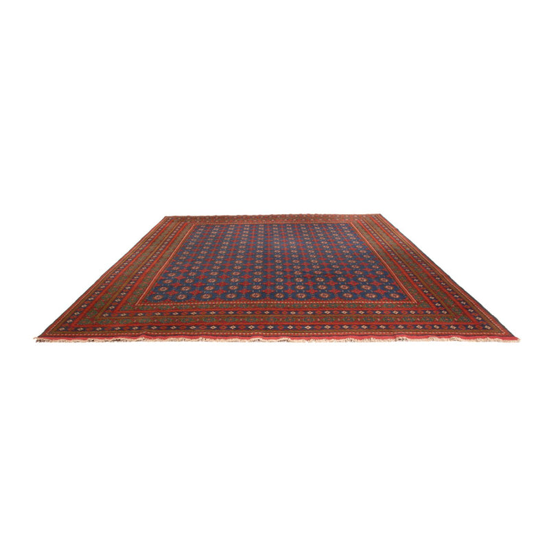 Afghan Teppich - Filpa - 394 x 303 cm - blau