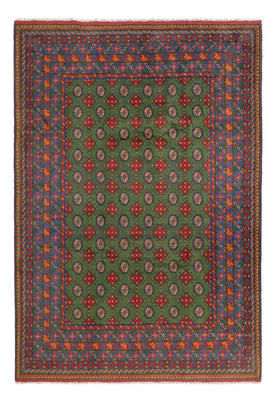 Afghan Teppich - Filpa - 298 x 200 cm - grün