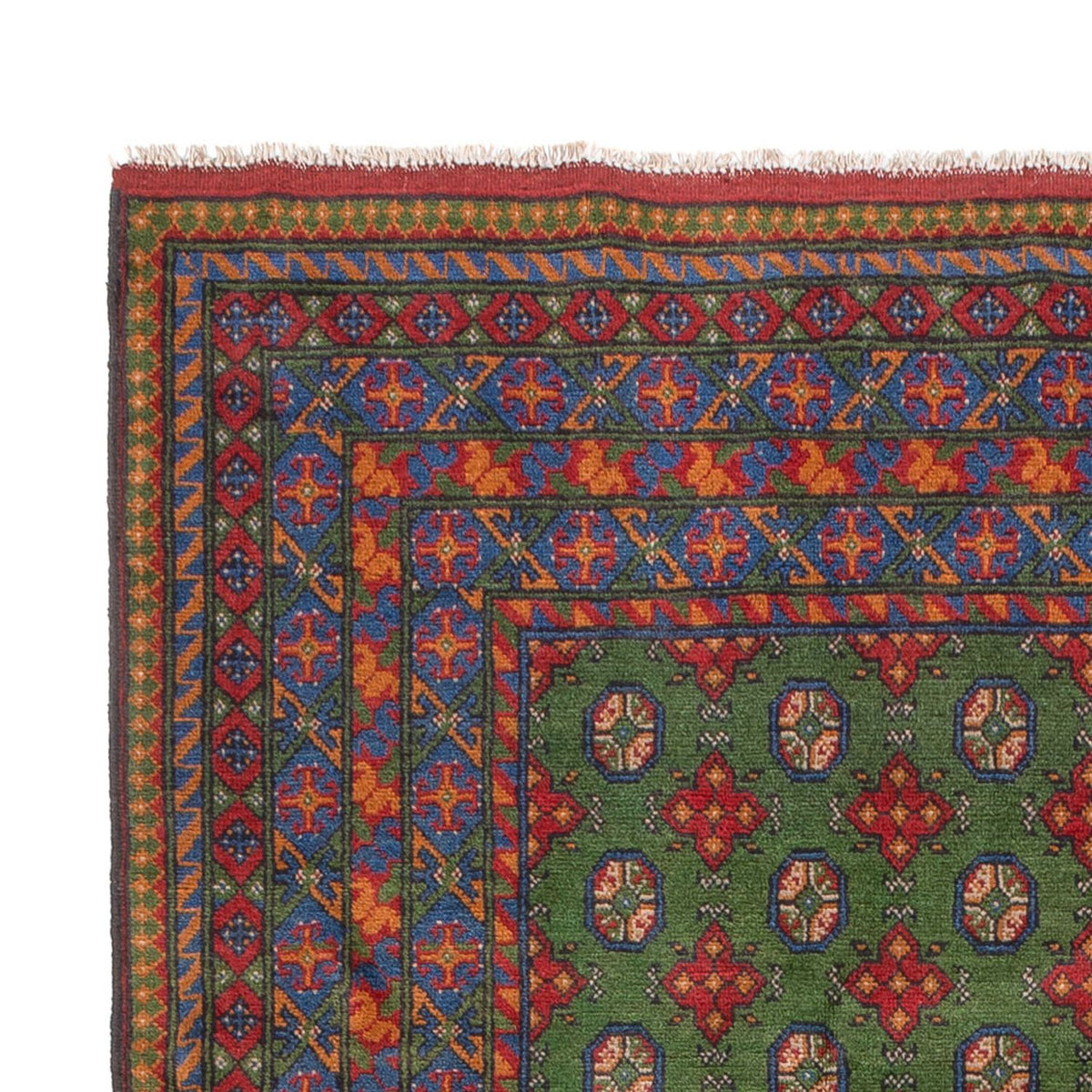 Afghan Teppich - Filpa - 298 x 200 cm - grün
