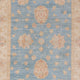 Läufer Ziegler - 396 x 121 cm - hellblau
