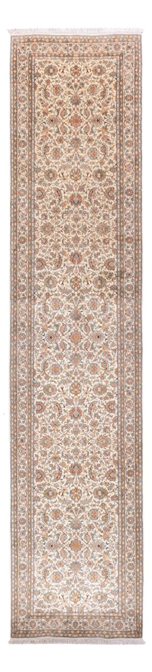 Läufer Seiden - Kaschmir Seide - 444 x 94 cm - beige