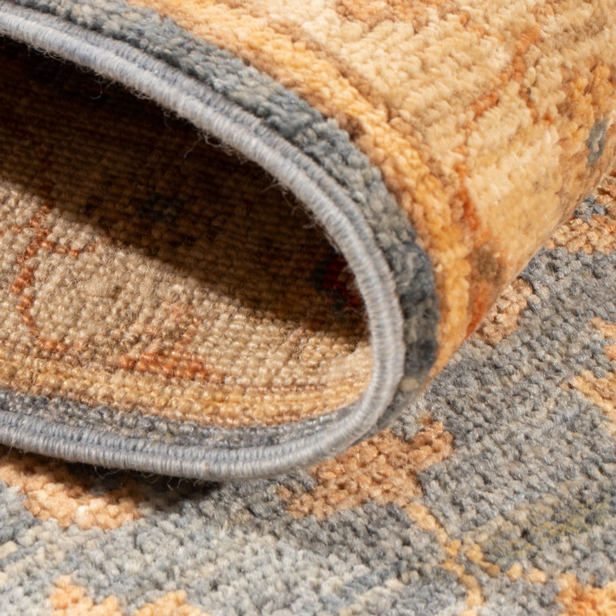 Läufer Ziegler - 148 x 50 cm - blau