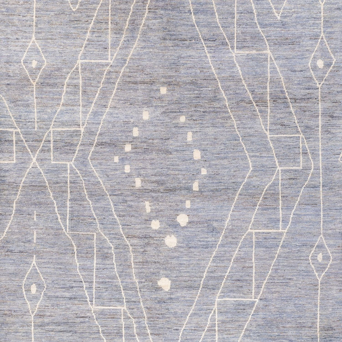 Designer Teppich - 410 x 318 cm - grau