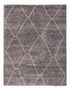 Designer Teppich - 194 x 158 cm - dunkelgrau