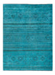 Ziegler Teppich - Vintage / Colored - 201 x 148 cm - blau
