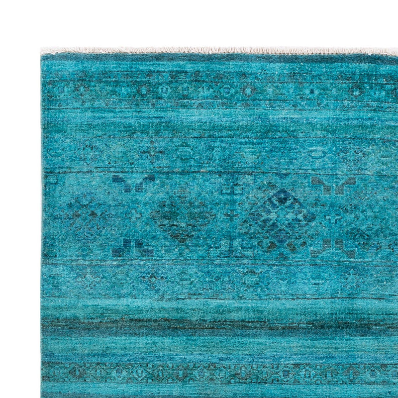 Ziegler Teppich - Vintage / Colored - 201 x 148 cm - blau