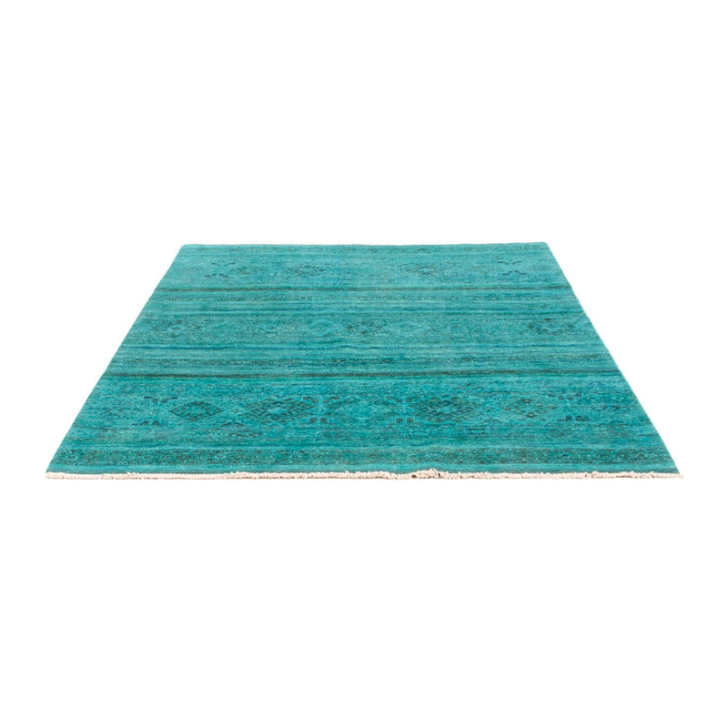 Ziegler Teppich - Vintage / Colored - 201 x 148 cm - blau