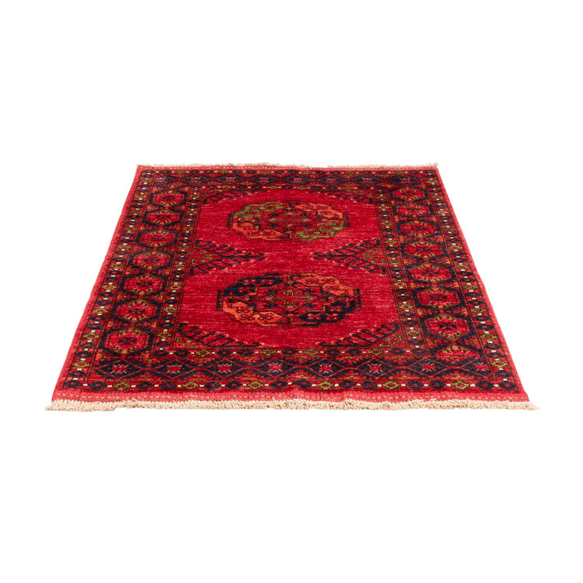 Afghan Teppich - Kunduz - 148 x 100 cm - rot