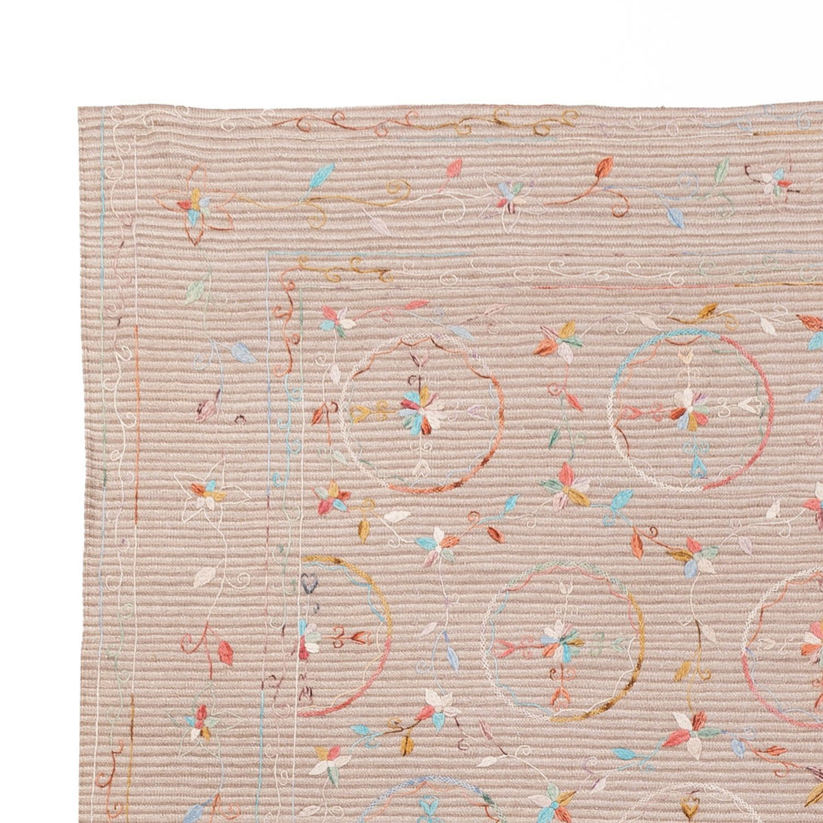 Kelim Teppich - Oriental - Soumak - 336 x 236 cm - creme