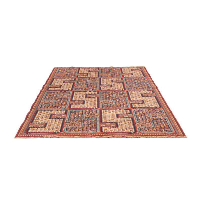 Kelim Teppich - Oriental - Soumak - 217 x 157 cm - mehrfarbig
