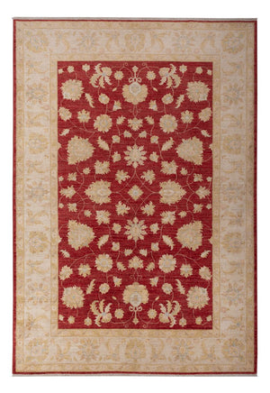Ziegler Teppich - 299 x 206 cm - dunkelrot