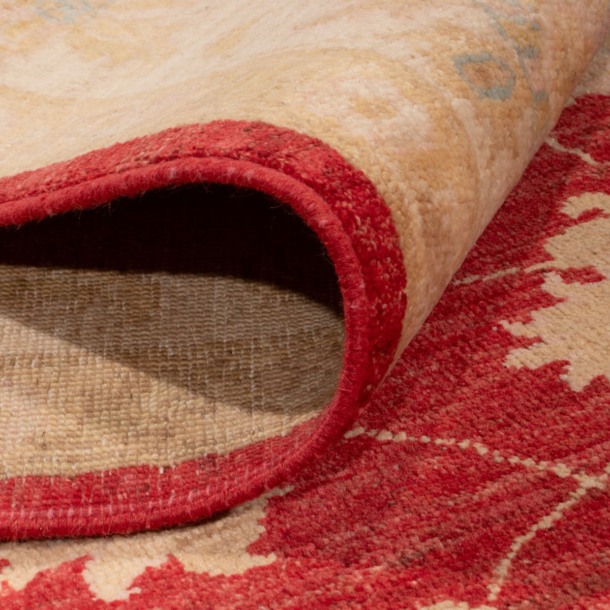 Ziegler Teppich - 299 x 206 cm - dunkelrot