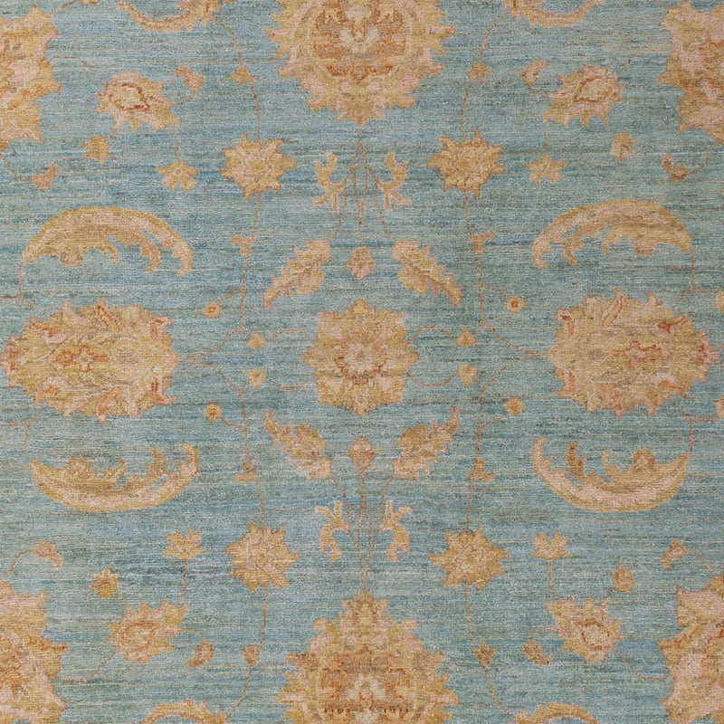 Ziegler Teppich - 303 x 207 cm - hellblau