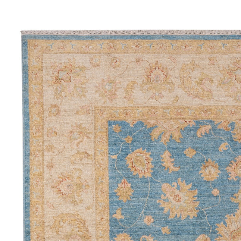 Ziegler Teppich - 301 x 202 cm - hellblau