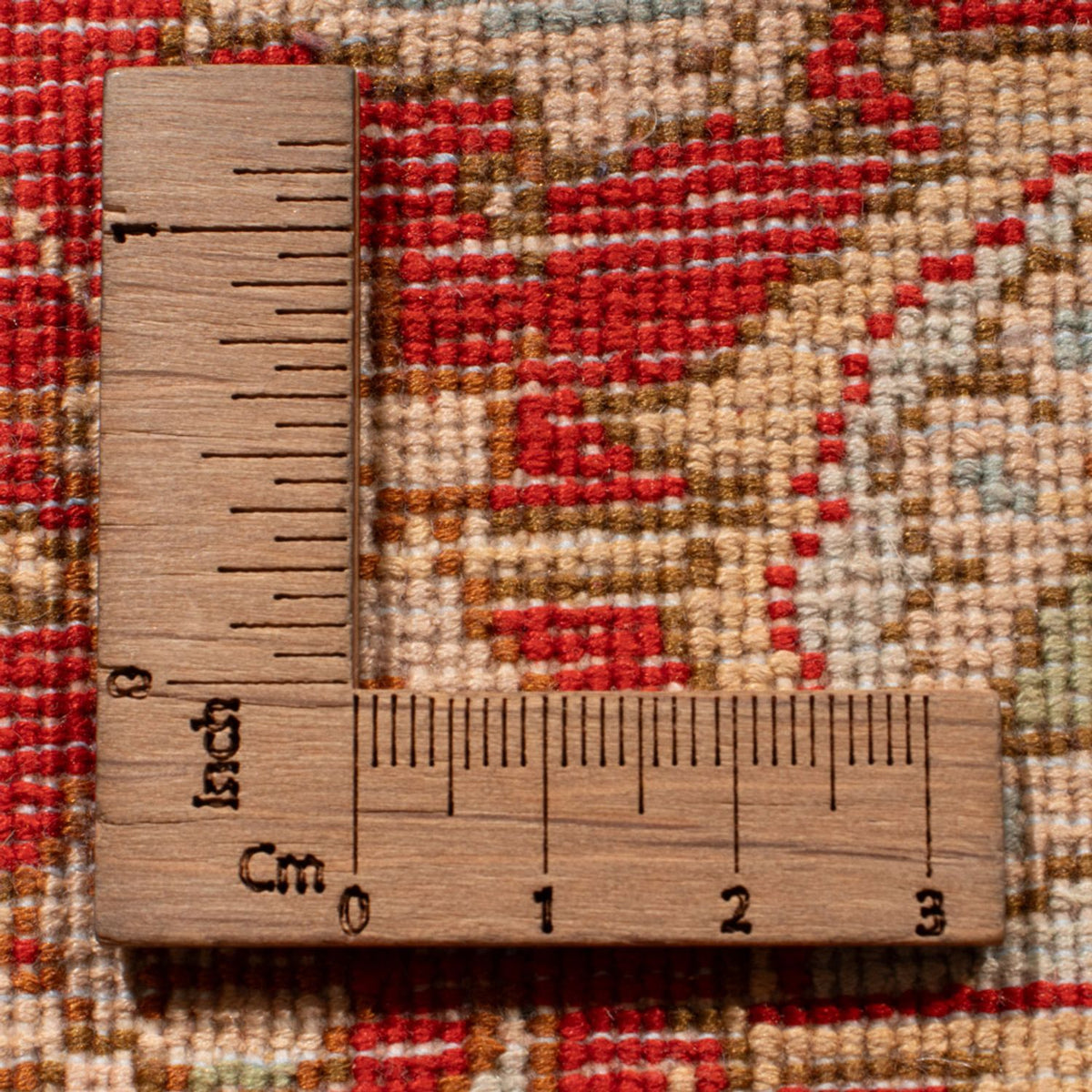 Läufer Seiden - Kaschmir Seide - 251 x 79 cm - rot