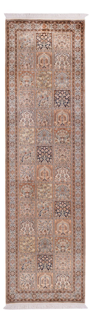 Läufer Seiden - Kaschmir Seide - 305 x 81 cm - beige
