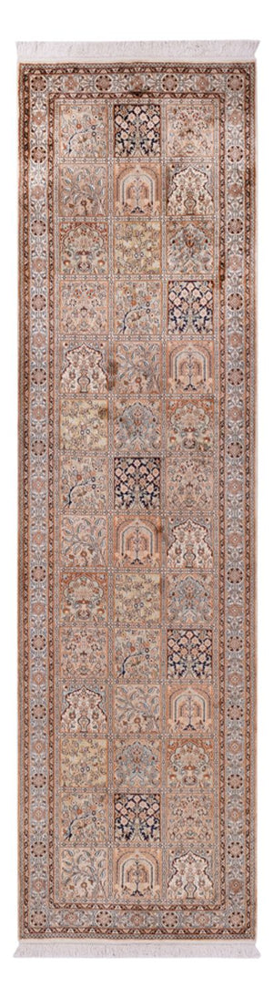 Läufer Seiden - Kaschmir Seide - 307 x 81 cm - beige