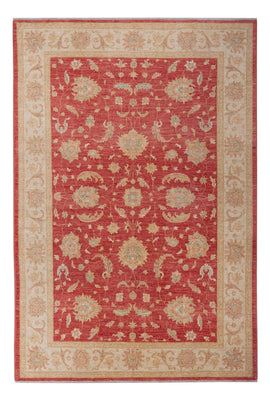 Ziegler Teppich - 297 x 202 cm - rot