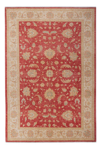 Ziegler Teppich - 297 x 202 cm - rot