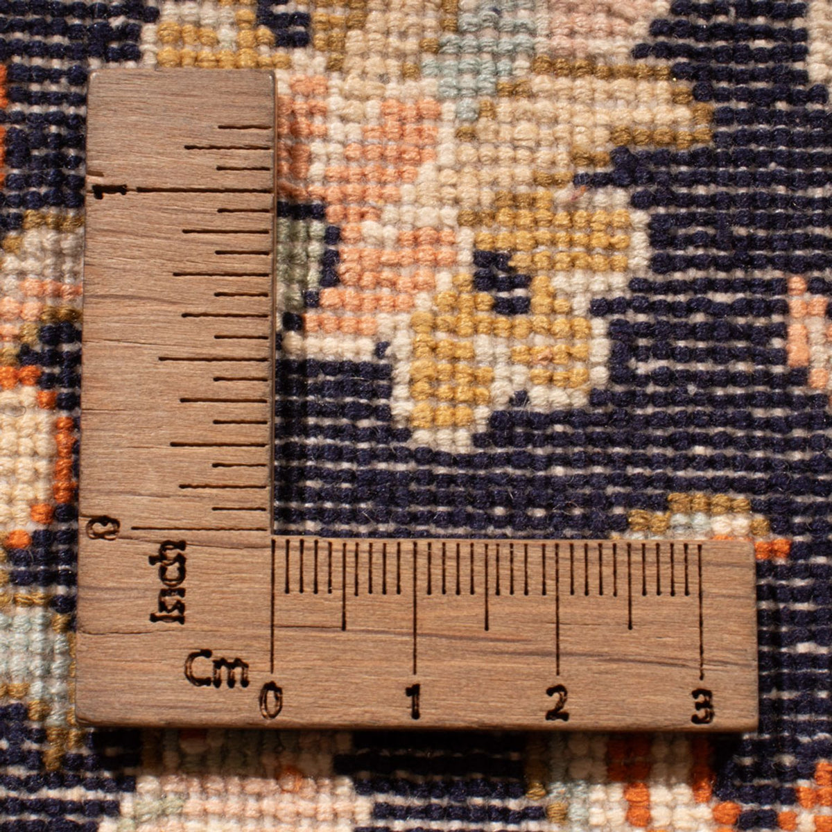 Läufer Seiden - Kaschmir Seide - 264 x 76 cm - dunkelblau