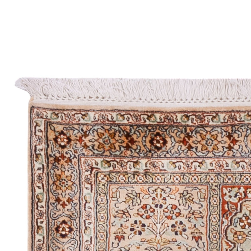 Läufer Seiden - Kaschmir Seide - 303 x 81 cm - dunkelbeige