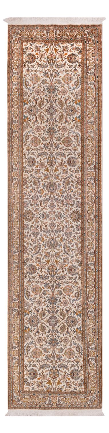 Läufer Seiden - Kaschmir Seide - 76 x 325 cm - beige