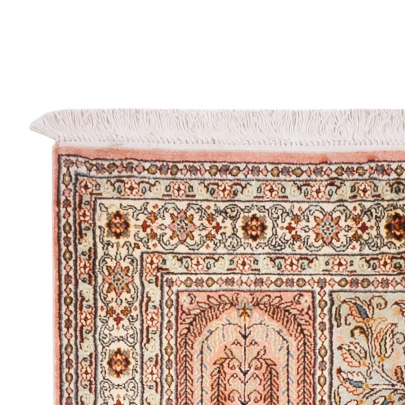 Läufer Seiden - Kaschmir Seide - 280 x 80 cm - dunkelbeige
