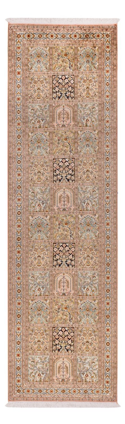 Läufer Seiden - Kaschmir Seide - 79 x 282 cm - mehrfarbig