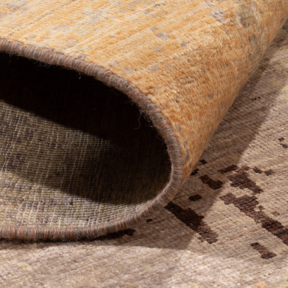 Designer Teppich - 300 x 209 cm - silber