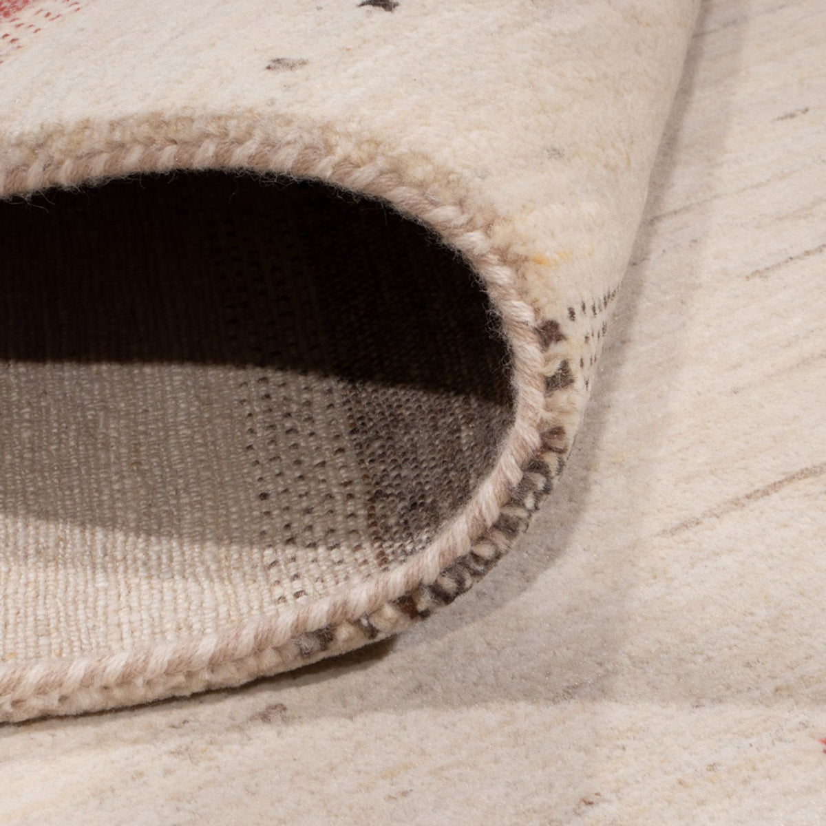 Gabbeh Teppich - Loribaft Indus - 306 x 202 cm - creme