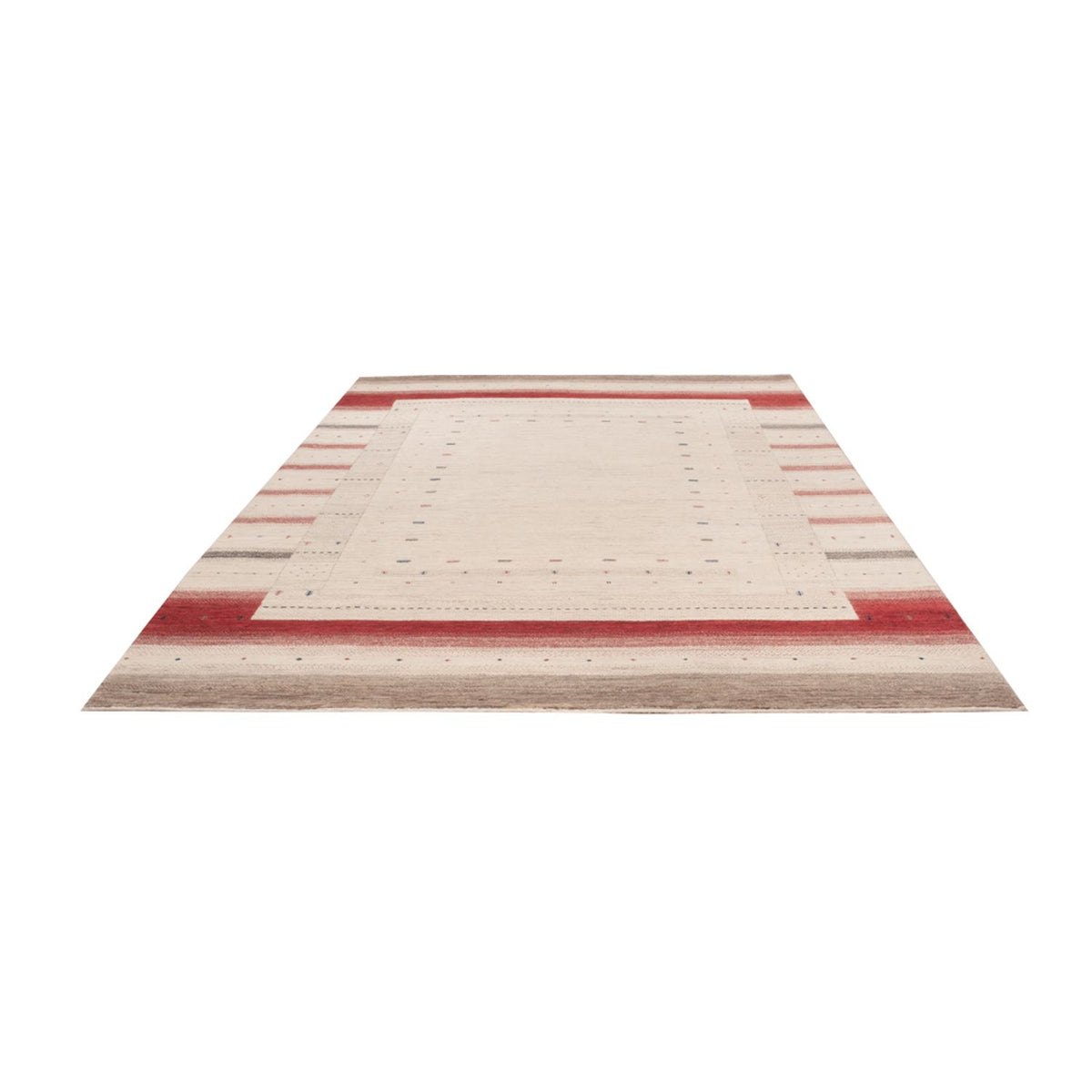 Gabbeh Teppich - Loribaft Indus - 306 x 202 cm - creme