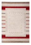 Indo Loribaft Teppich 200x306cm - Wollteppich - Rechteckig / Creme / 200 x 306 cm Rechteckig