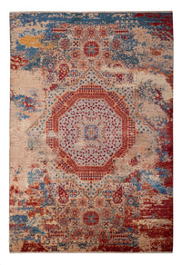 Designer Teppich - 306 x 208 cm - mehrfarbig
