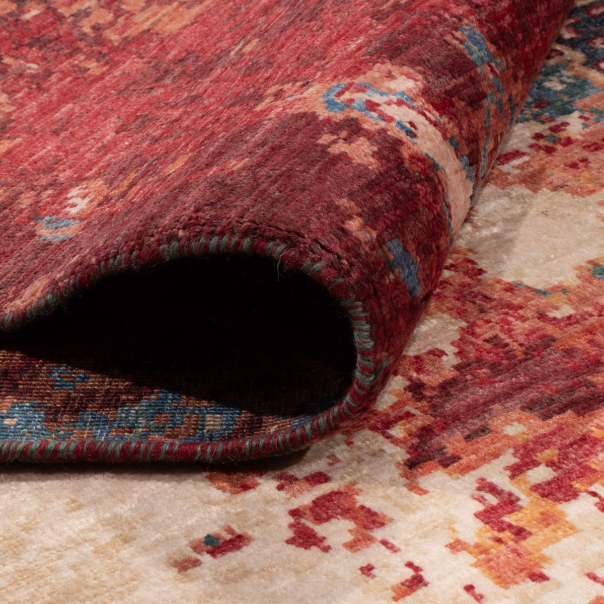 Designer Teppich - 293 x 211 cm - mehrfarbig