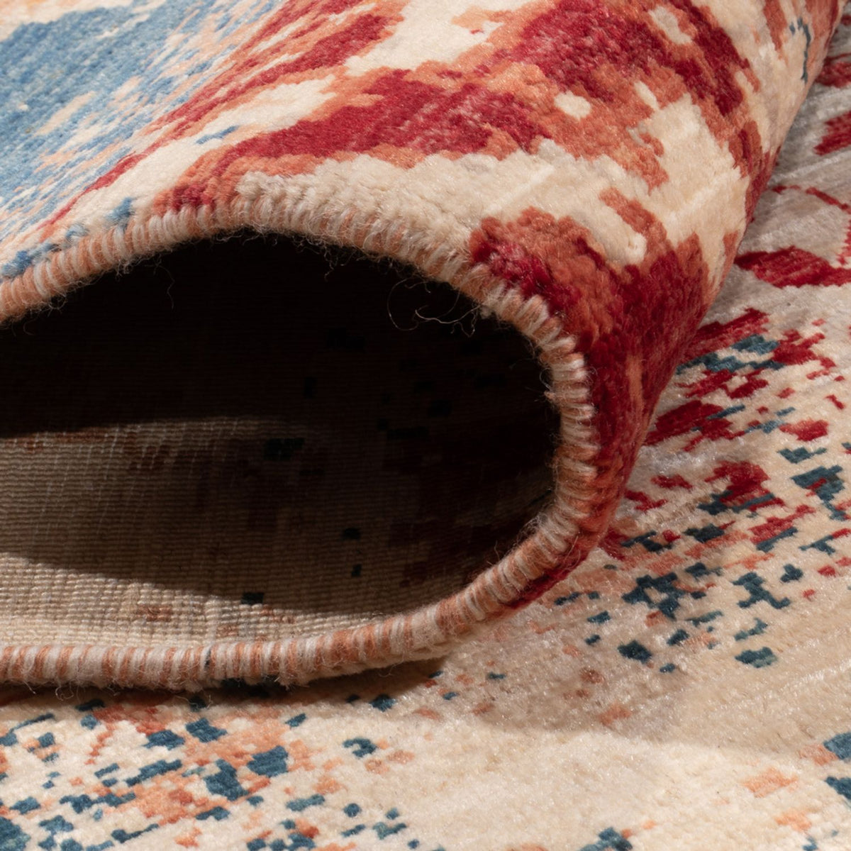 Designer Teppich - 276 x 206 cm - mehrfarbig