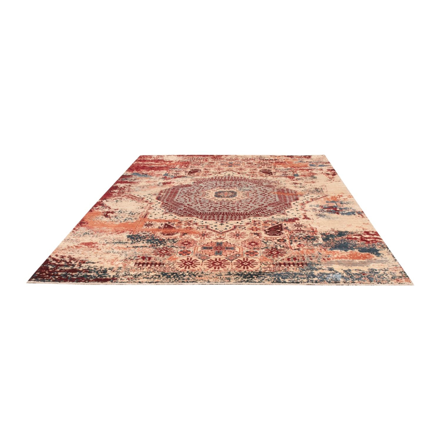 Designer Teppich - 276 x 206 cm - mehrfarbig