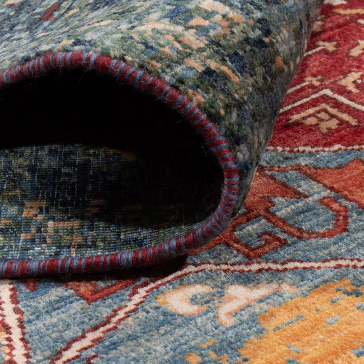 Designer Teppich - 239 x 168 cm - mehrfarbig