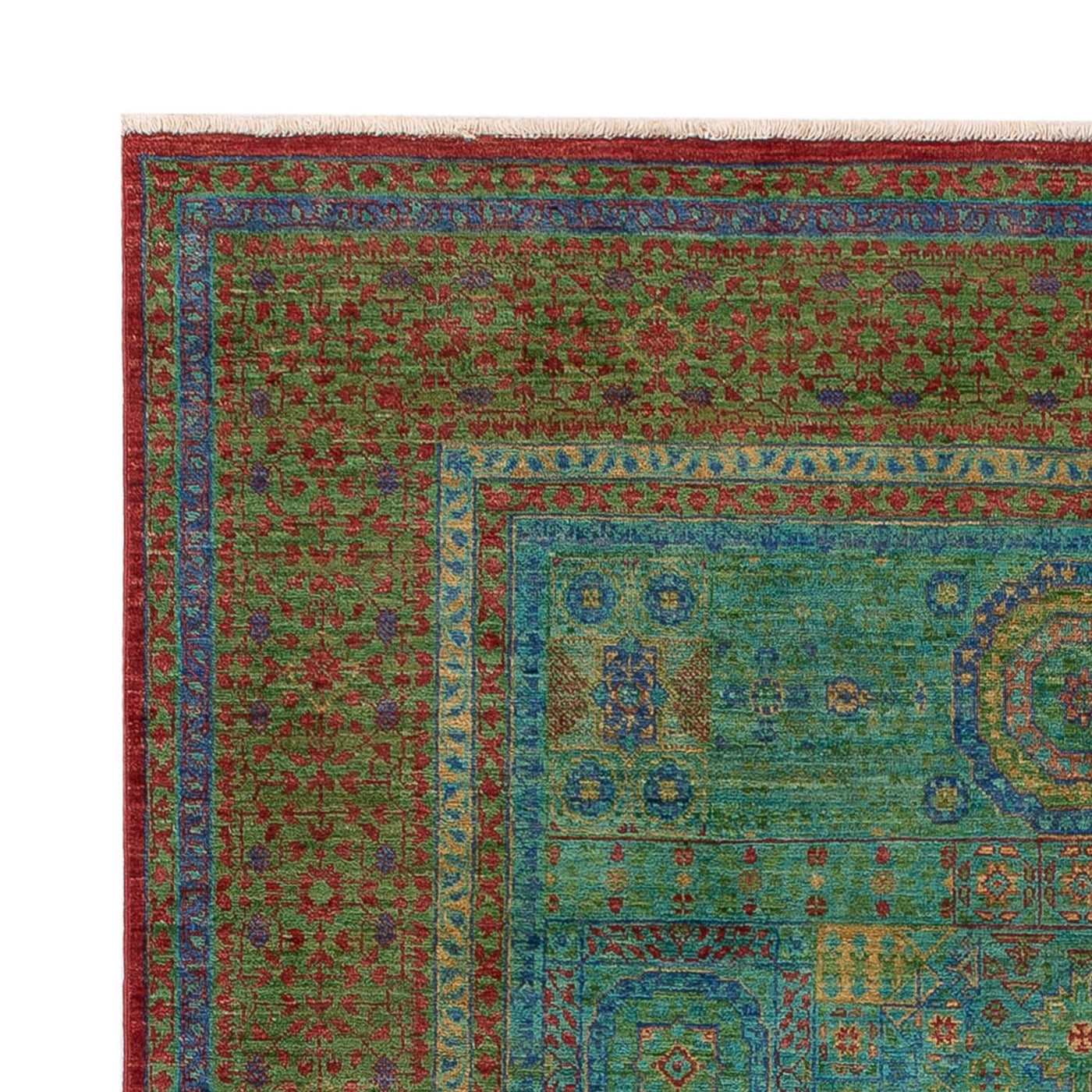 Ziegler Teppich - Ariana - 207 x 151 cm - grün