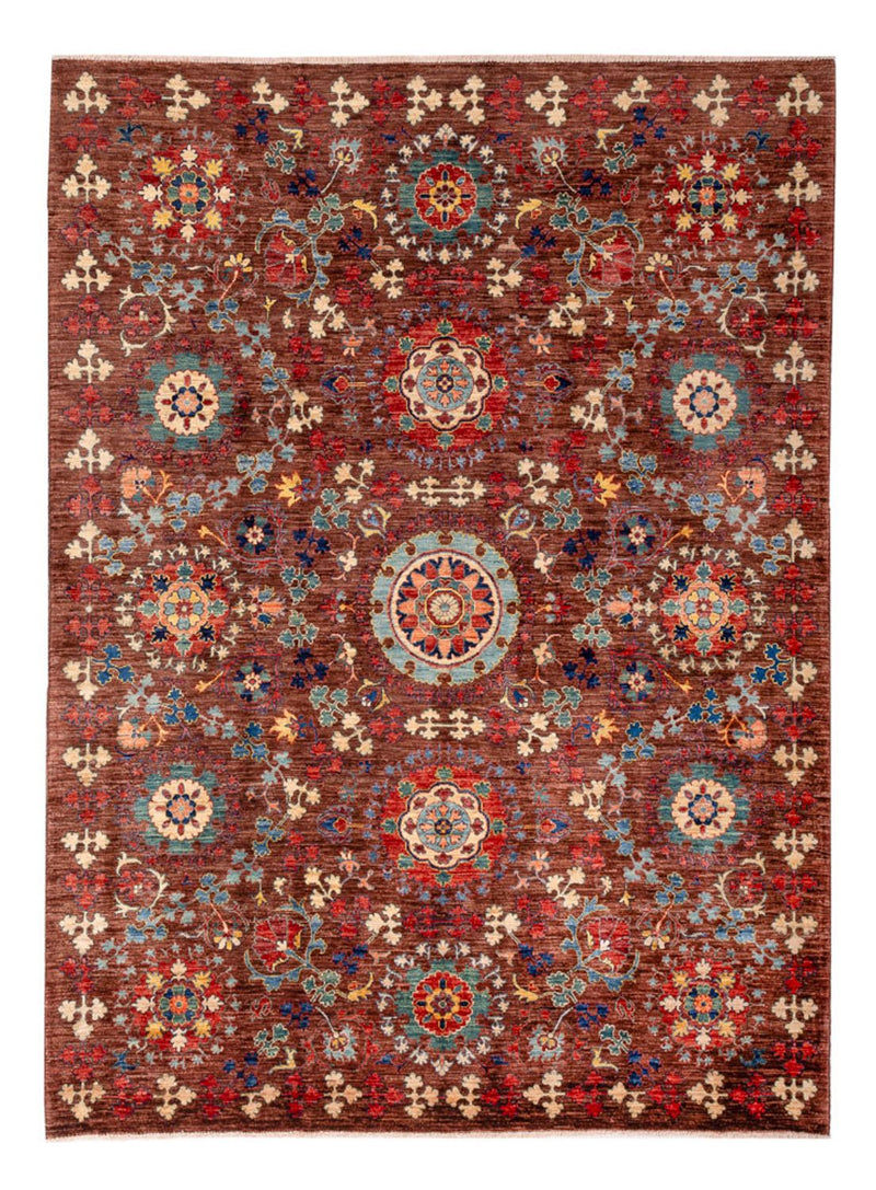 Ziegler Teppich - Ariana - 244 x 193 cm - dunkelbraun