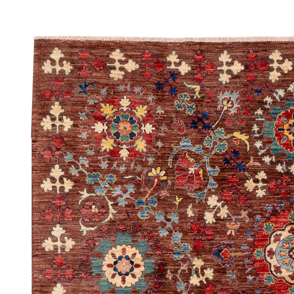 Ziegler Teppich - Ariana - 244 x 193 cm - dunkelbraun